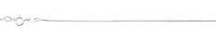 Sterling Silver Diamond Cut 0.7mm Snake Chain Anklet