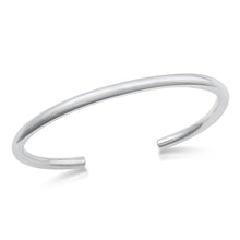 Load image into Gallery viewer, Sterling Silver High Polish Bangle Bracelet-3.8mm