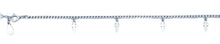 Load image into Gallery viewer, Sterling Silver Rhodium Plated Cross Bracelet