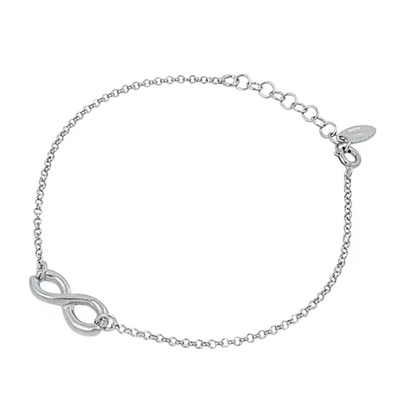 Sterling Silver Infinity Bracelet