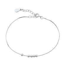 Load image into Gallery viewer, Sterling Silver Rhodium Plated Balls Bracelet