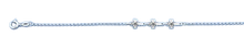 Load image into Gallery viewer, Sterling Silver Italian Cross Bracelet-length- 6.5+1 inches,Thickness- 1.2 mm