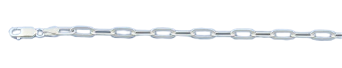Sterling Silver Polished Bracelet-length- 7.5 inches,Thickness: 4.5 mm