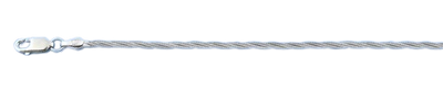Sterling Silver Polished Bracelet-length- 7.5 inches,Thickness: 1.8 mm
