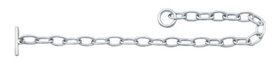 Sterling Silver Rhodium Plated Oval Link Toggle Bracelet