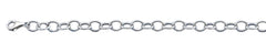 Sterling Silver Rhodium Plated Round Toggle Bracelet