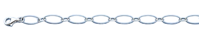Sterling Silver Rhodium Plated Bracelet-length- 7.5 inches,Thickness: 5.5 mm