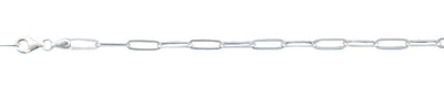Sterling Silver Polished Staple Bracelet