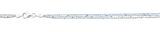 Sterling Silver Polished 3 Lines Bracelet