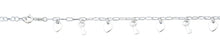 Load image into Gallery viewer, Sterling Silver Polished Heart And Key Bracelet