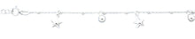 Load image into Gallery viewer, Sterling Silver Polished Star And Ball Charm Bracelet