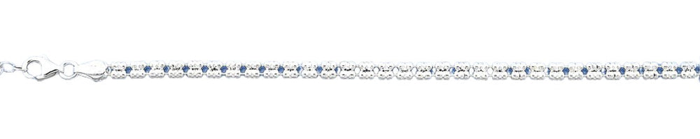 Sterling Silver Diamond Cut Bracelet
