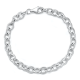 Sterling Silver Polished Chain Link Bracelet
