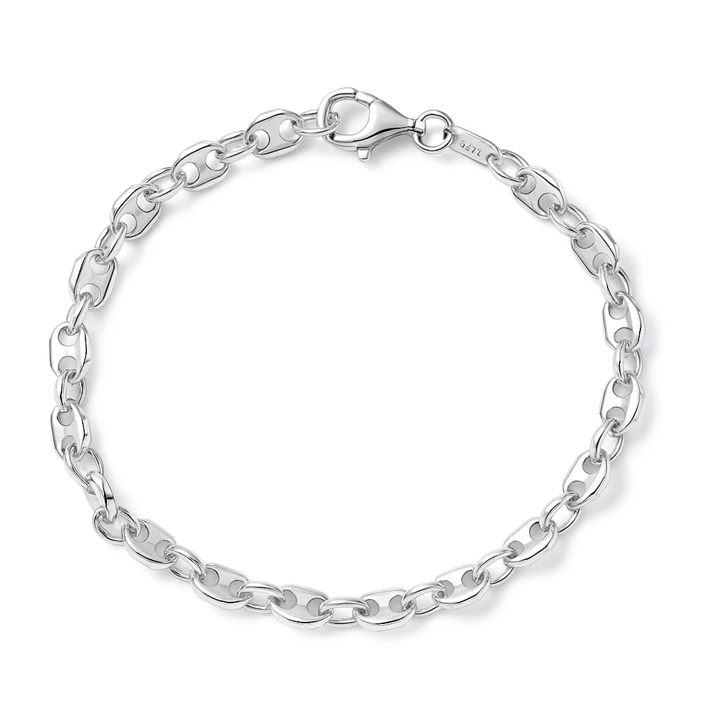 Sterling Silver Polished Marina Bracelet