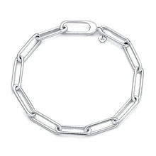 Load image into Gallery viewer, Sterling Silver Anti Tarnish Paperclip Bracelet