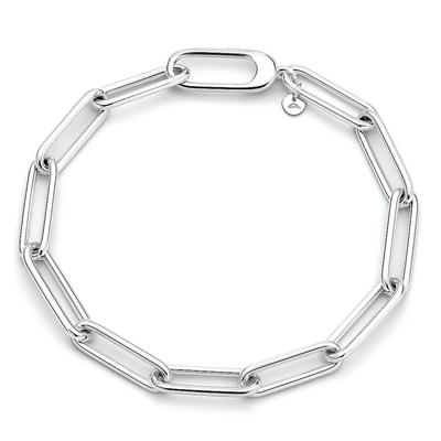 Sterling Silver Polished 6.3mm Paperclip Bracelet