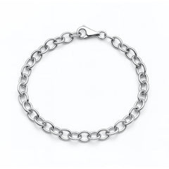 Sterling Silver Polished Link Bracelet