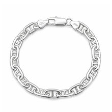 Load image into Gallery viewer, Sterling Silver Anti Tarnish 200 Anchor Chain Bracelet