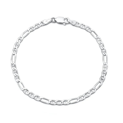 Sterling Silver Anti Tarnish 080 Marina Bracelet