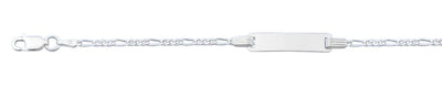 Sterling Silver Polished 2mm Childrens ID Bracelet