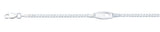 Sterling Silver Polished 2.8mm Heart Childrens ID Bracelet