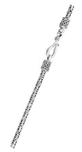 Load image into Gallery viewer, Sterling Silver Oxidized 2.5mm Bali Necklace