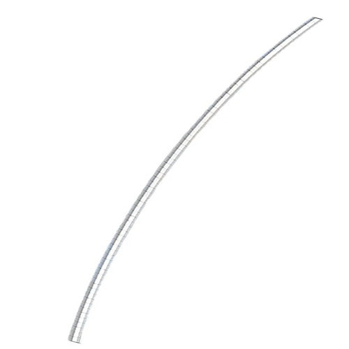 Sterling Silver Diamond Cut Round Omega 120 Chain