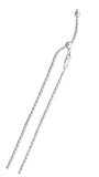 Sterling Silver Adjustable Rope Chain