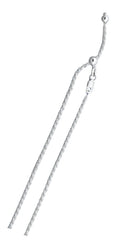 Sterling Silver Adjustable Rope Chain