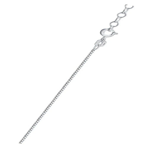 Sterling Silver Box 015 Chain With Extension
