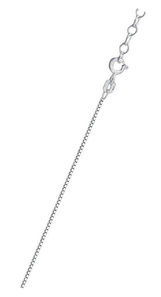 Sterling Silver Box 015 Chain With Extension