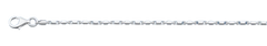 Sterling Silver Italian Heshe Chain-1.6mm