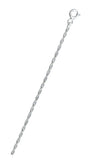 Italian Sterling Silver Loose Rope 040-2.2MM Chain