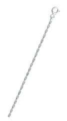 Italian Sterling Silver Loose Rope 040-2.2MM Chain