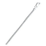 Italian Sterling Silver Wheat 060-2.5mm Chain