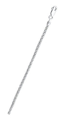 Italian Sterling Silver Wheat 060-2.5mm Chain