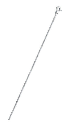 Italian Sterling Silver Wheat 025-1mm Chain