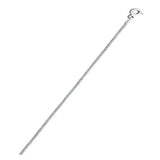Italian Sterling Silver Wheat 025-1mm Chain