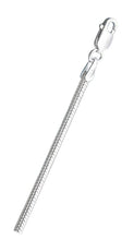 Load image into Gallery viewer, Italian Sterling Silver Snake 400 Chain