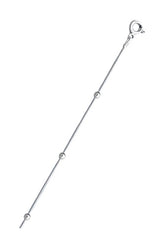 Sterling Silver Italian Diamond Cut 1mm Snake with Beads Chain