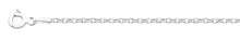 Load image into Gallery viewer, Sterling Silver Round Flat Rolo Chain