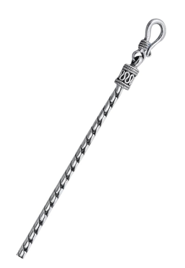 Sterling Silver Oxidized Beckel Bali Necklace