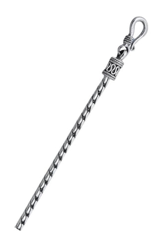 Sterling Silver Oxidized Beckel Bali Necklace