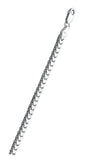 Italian Sterling Silver Rhodium Plated Franco 100 Chain