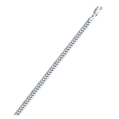 Italian Sterling Silver Round Curb 120 Chain