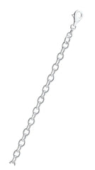 Sterling Silver Oval Rolo 120 Chain