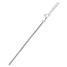 Load image into Gallery viewer, Sterling Silver Rhodium Plated Popcorn Chain