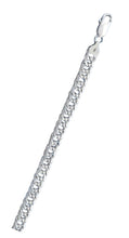 Load image into Gallery viewer, Italian Sterling Silver Pave Double Link 150 Chain