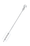 Sterling Silver Diamond Cut 020 Cable Chain