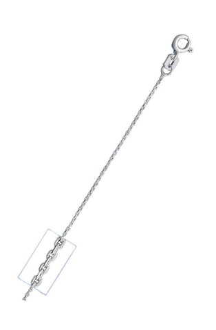 Sterling Silver Diamond Cut 020 Cable Chain